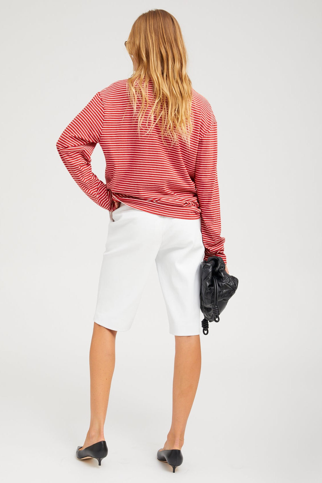 Brigitte Leather Bermuda Shorts