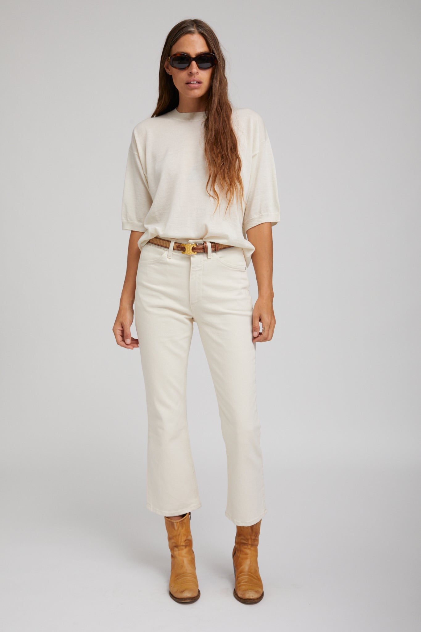 Earhart Crop Flare Denim