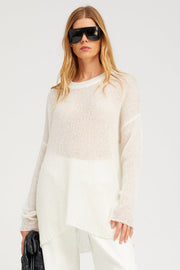 Cashmere Silk Jade Sweater