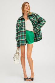 Leather Athletic Slip Shorts