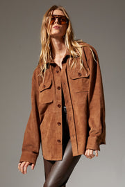Suede Shacket