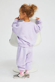 Kids Lavender Heart Sweatshirt