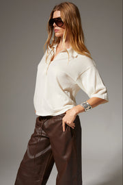 Oversized Cashmere Polo