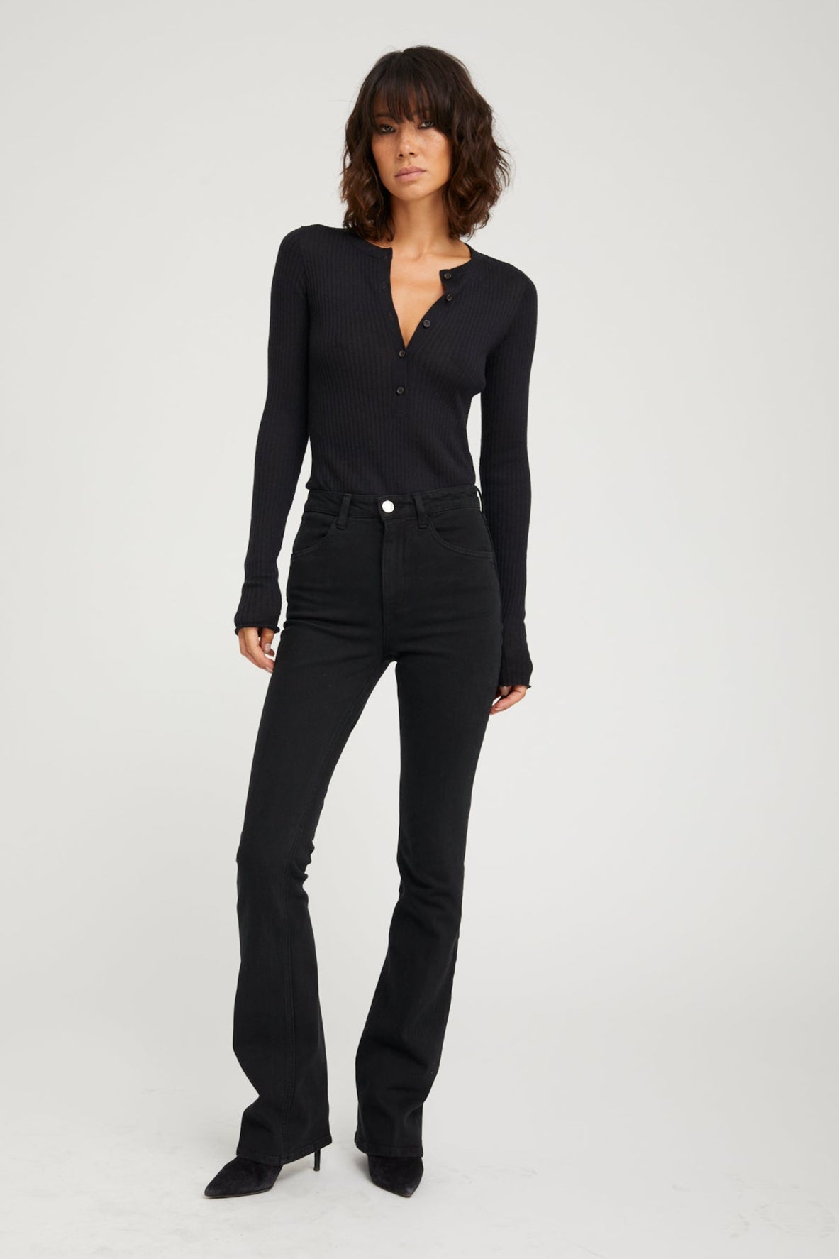 Ella Micro Flare Denim