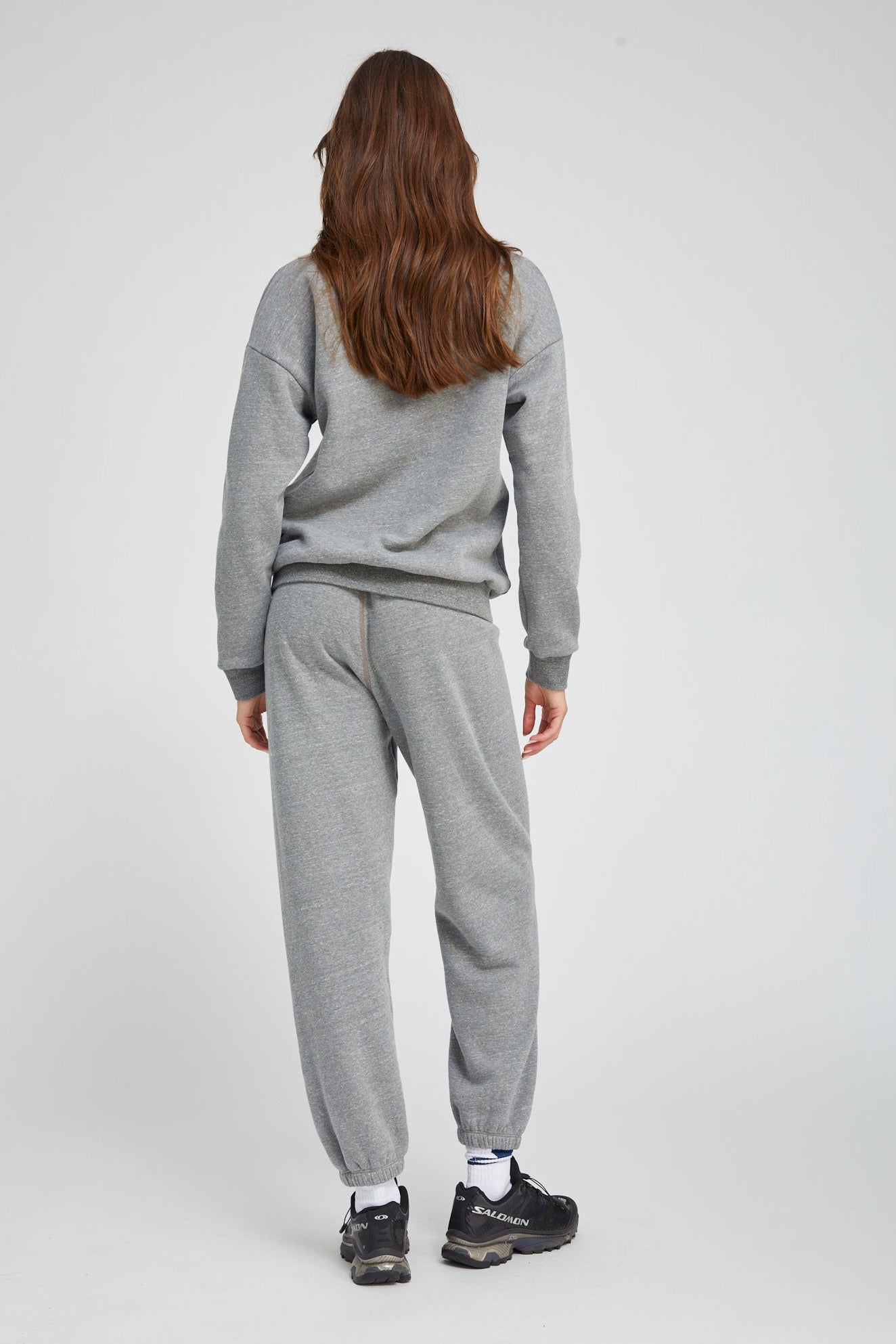 Heather Grey Heart Sweatpants