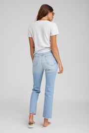 Alanis Boyfriend Distressed Denim