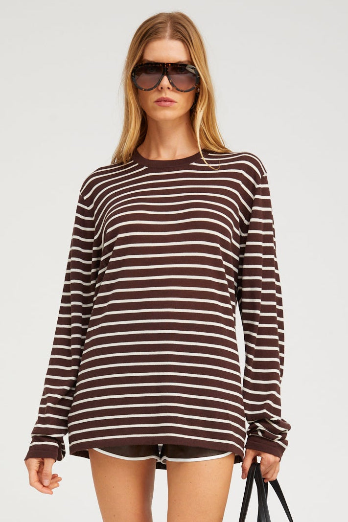 Long Sleeve Cashmere Tee
