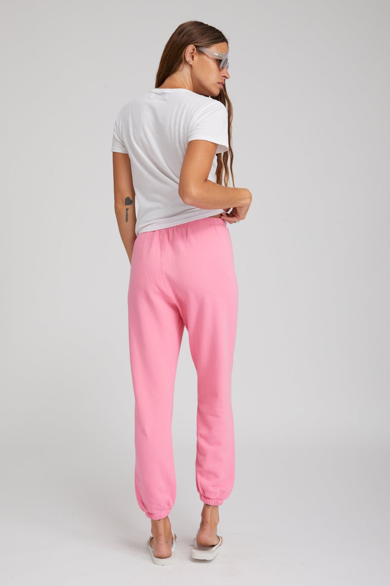 Rose Cotton Logo Sweatpant