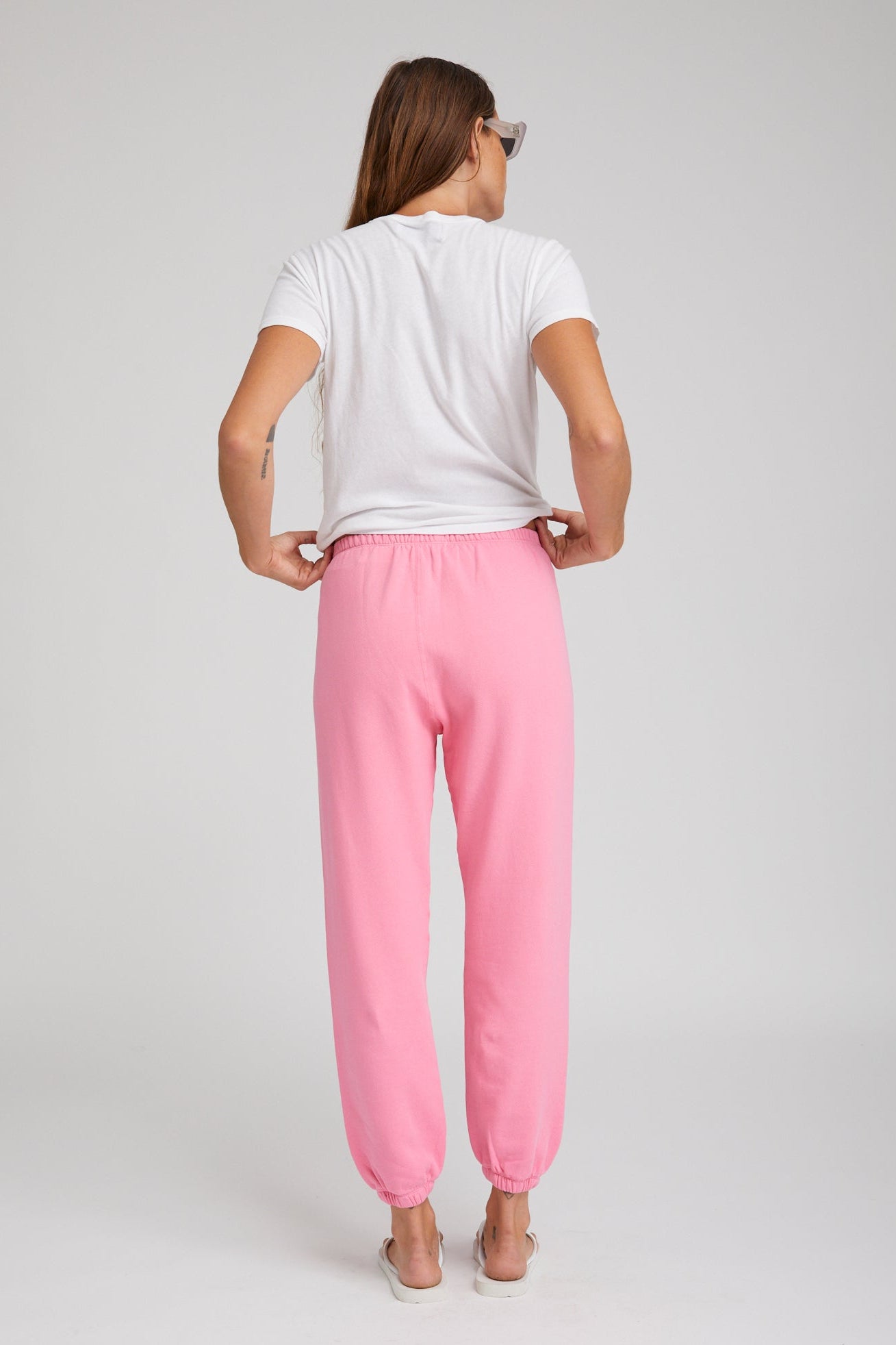 Rose Cotton Logo Sweatpant