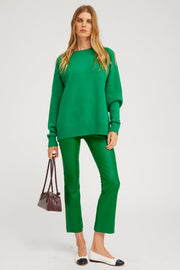 Jackie Leather Ankle Flare