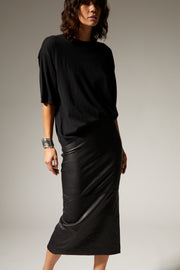 Black Cashmere Boxy Tee