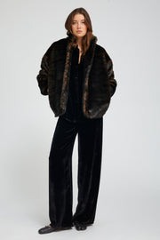 Black Silk Wide Leg Easy Pants