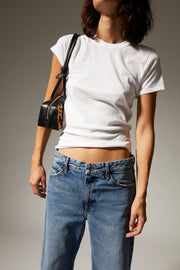 White Cotton Baby Tee