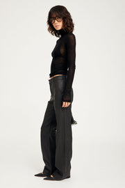 Tissue Mock Neck