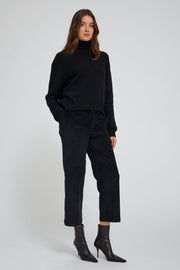 Cropped Corduroy Trousers