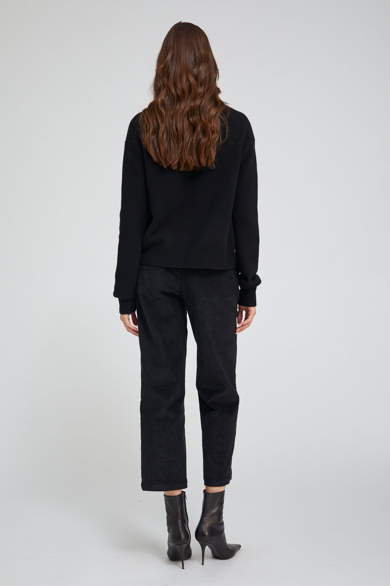 Cropped Corduroy Trousers