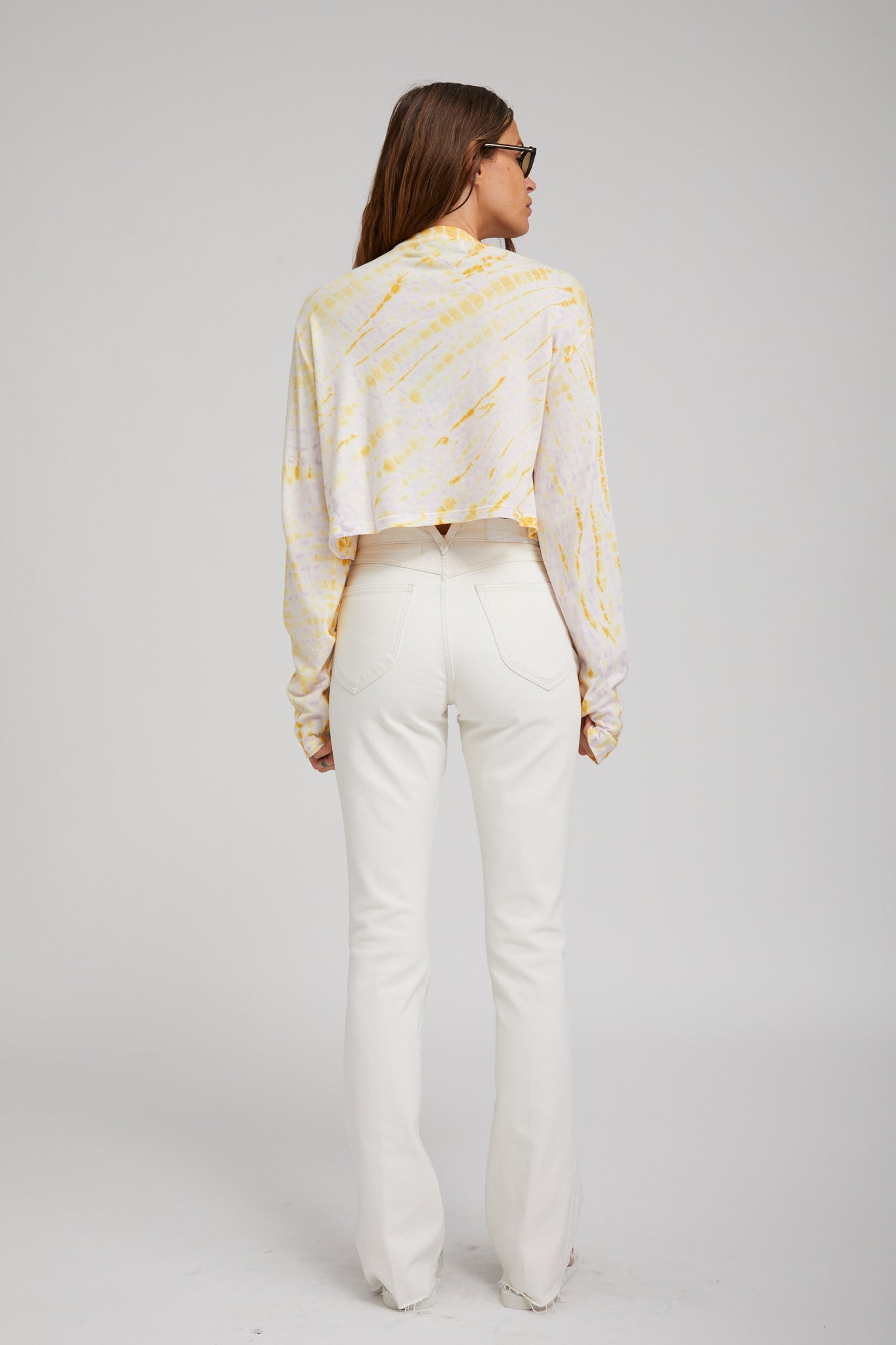 Long Sleeve Tee Marigold Marble