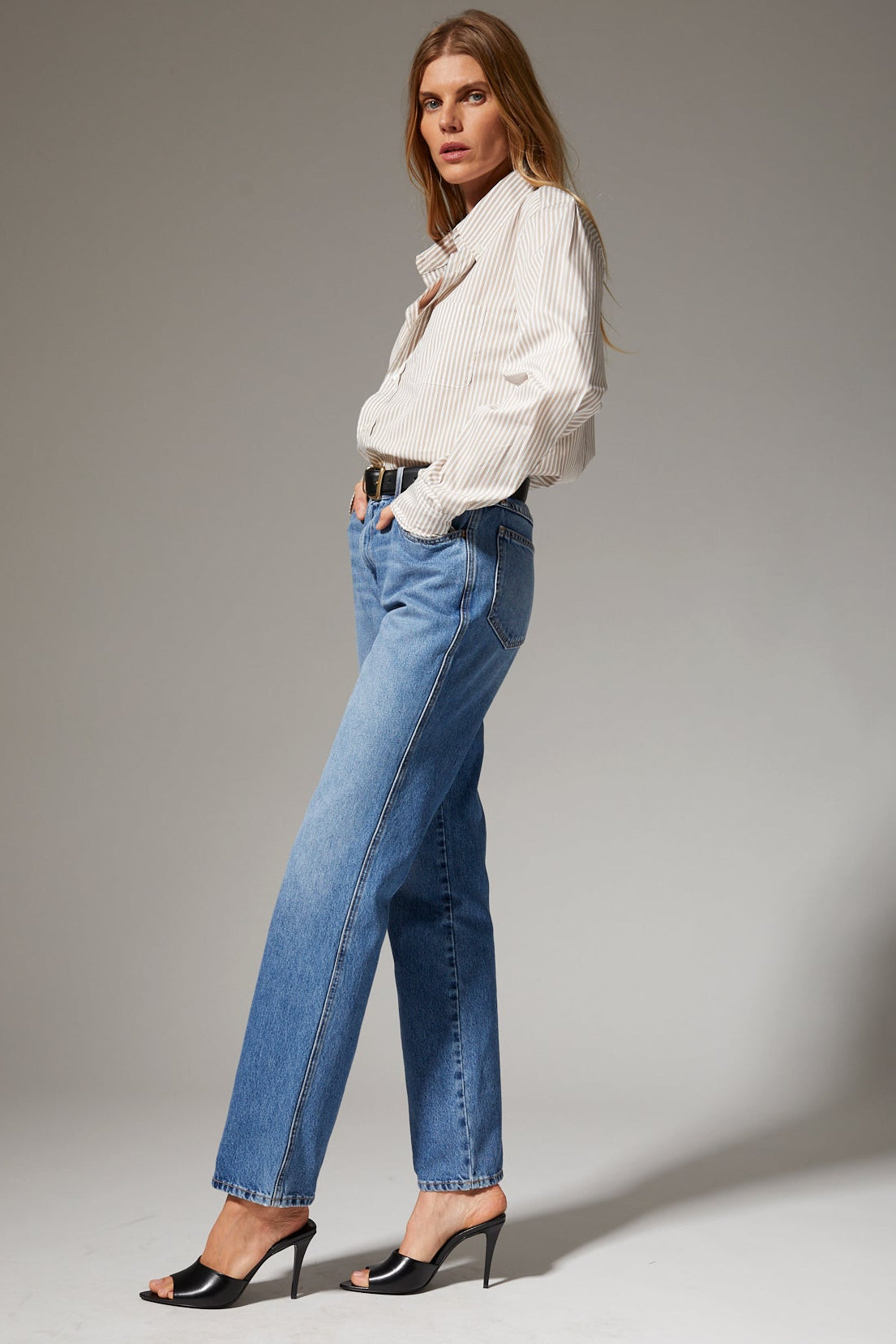 Relaxed Straight Leg Denim