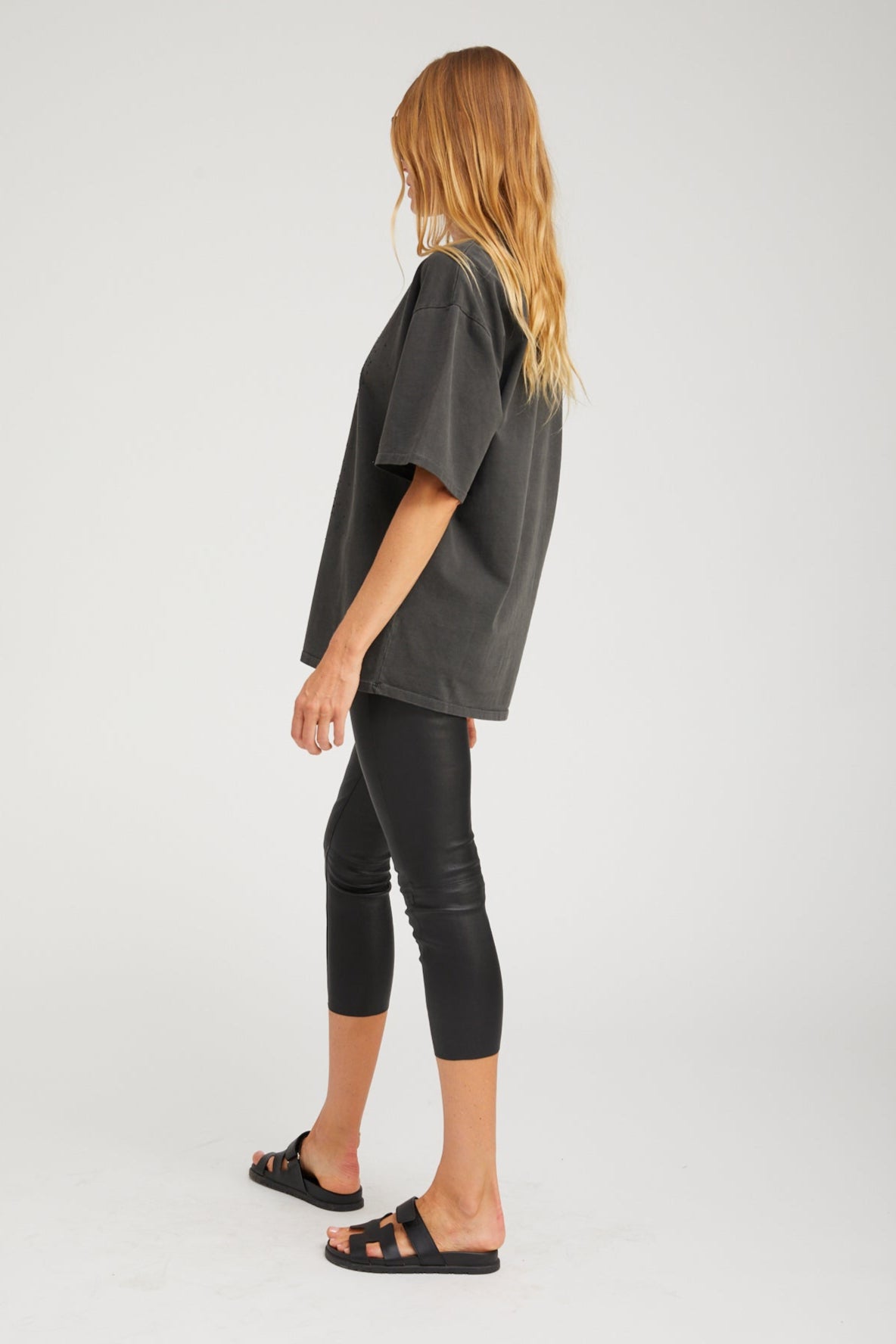 Vintage Black I Love LA Tee