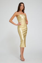 Leather Tube Dress