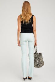 Jane Leather Micro Flare