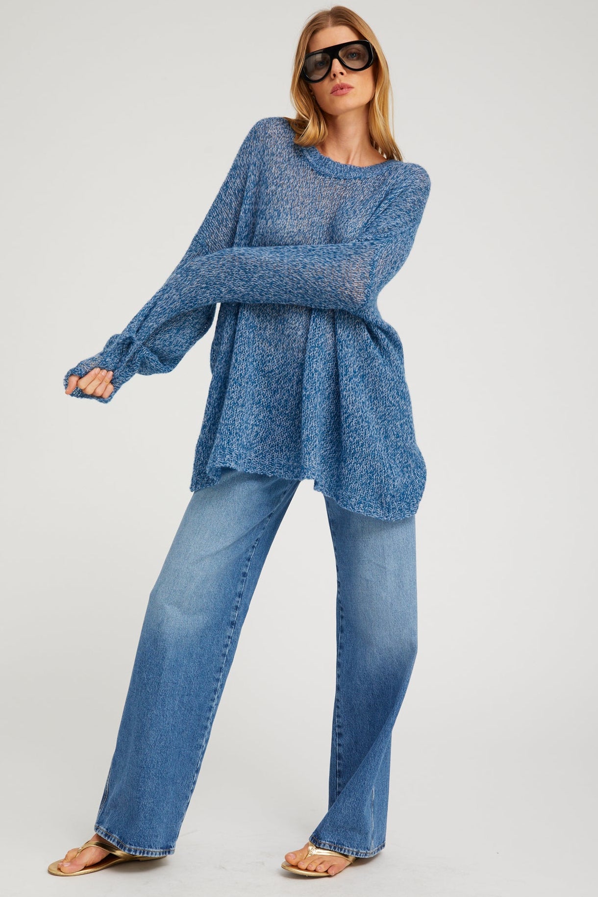 Jade Cashmere Silk Sweater