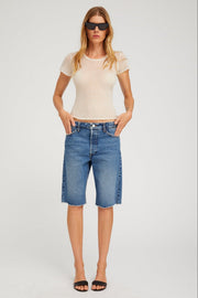 Denim Bermuda Shorts