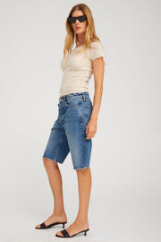 Denim Bermuda Shorts