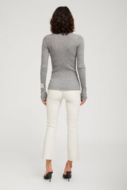 Grey Cashmere Henley