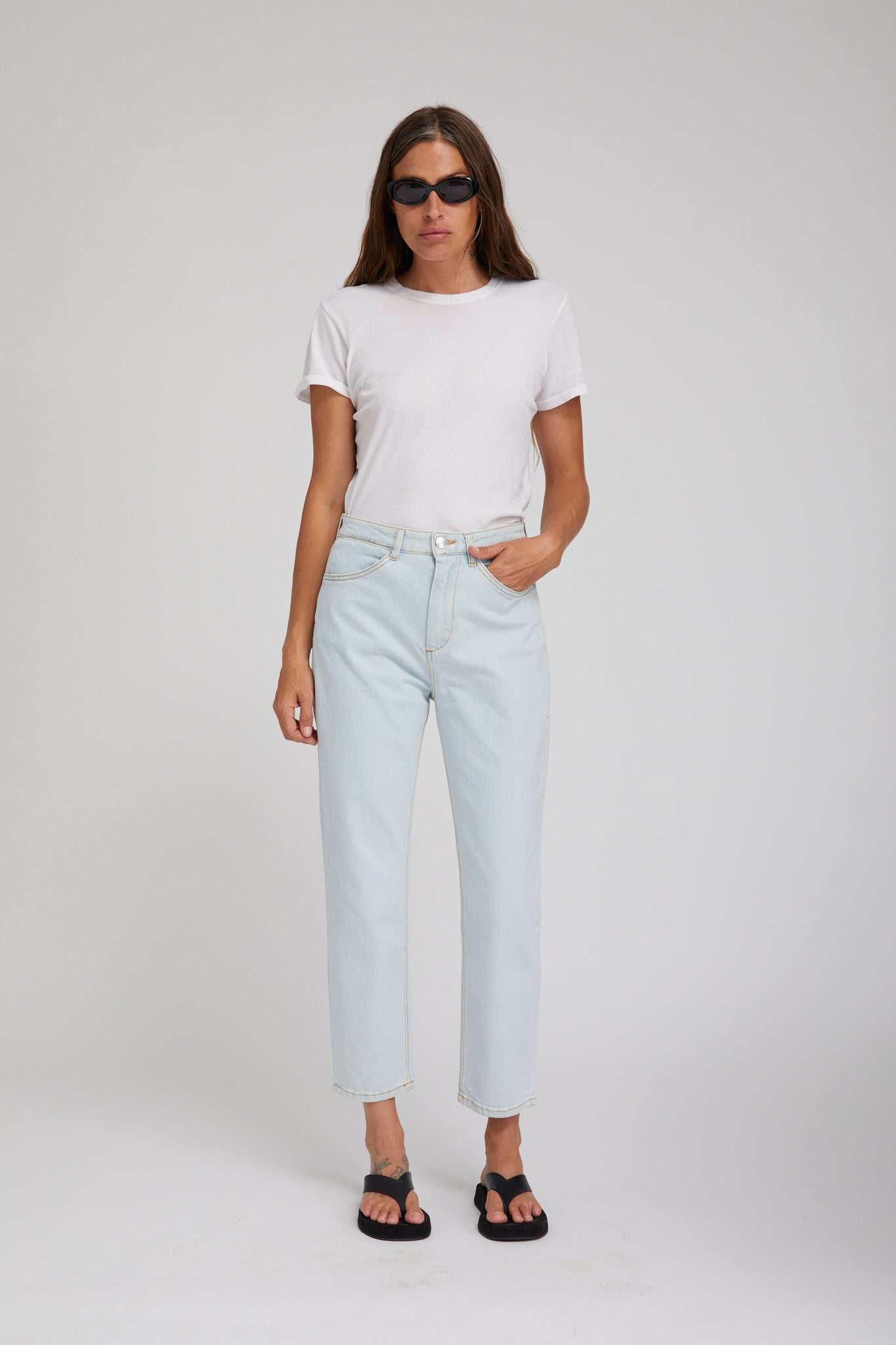 Greta Tapered Straight Leg Denim