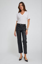 White V-Neck Tee