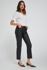 White V-Neck Tee