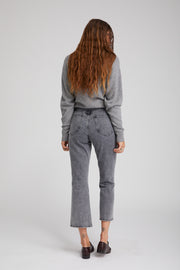 Frida Crop Flare Denim