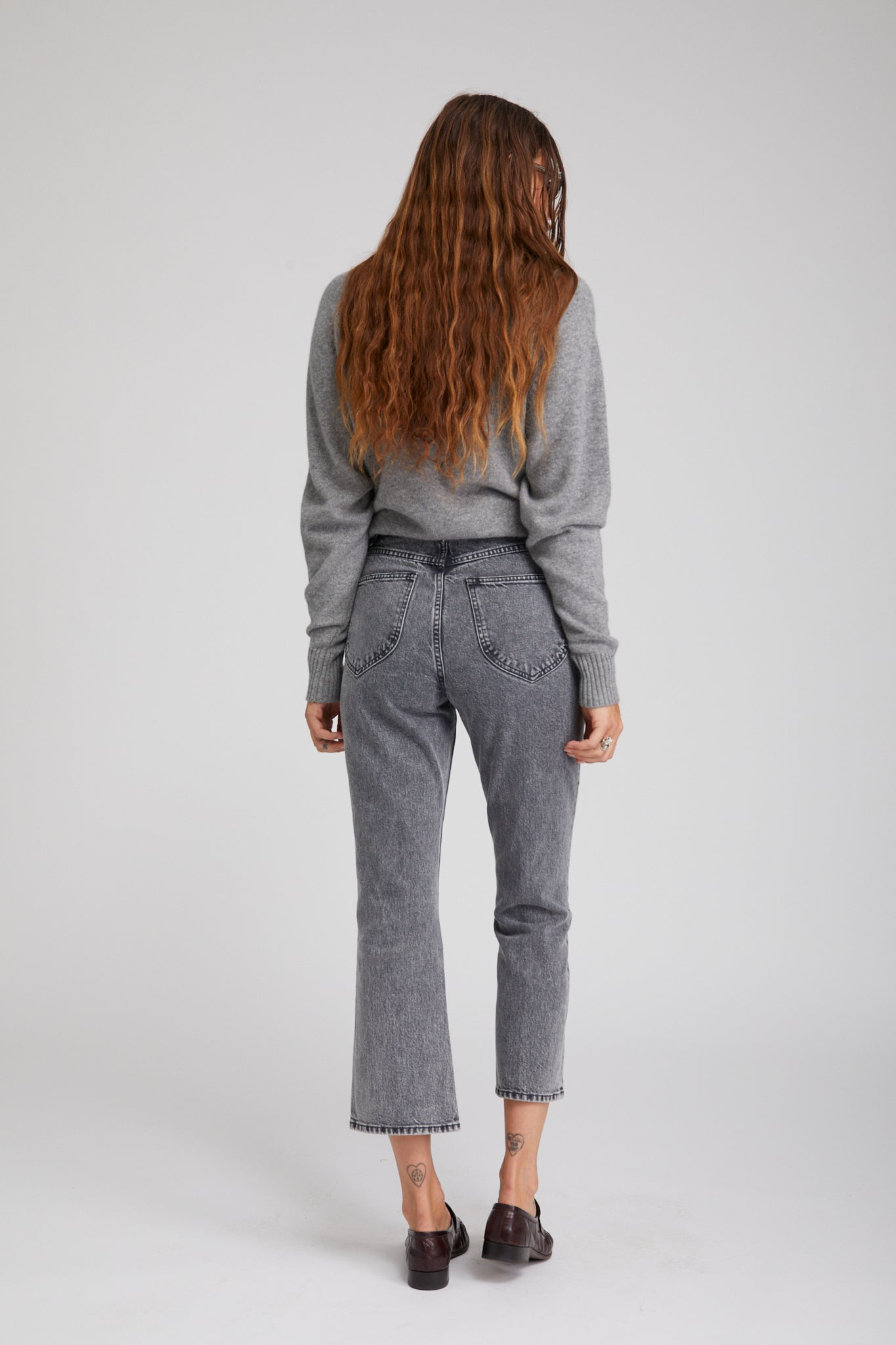 Frida Crop Flare Denim