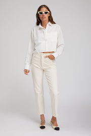 Earhart Cropped Straight Leg Denim