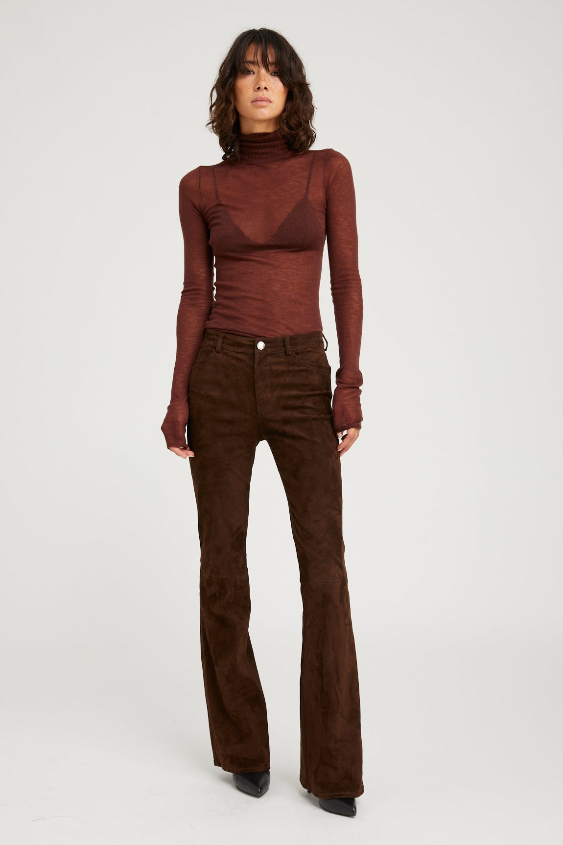 Americano Tissue Cashmere Mock Neck