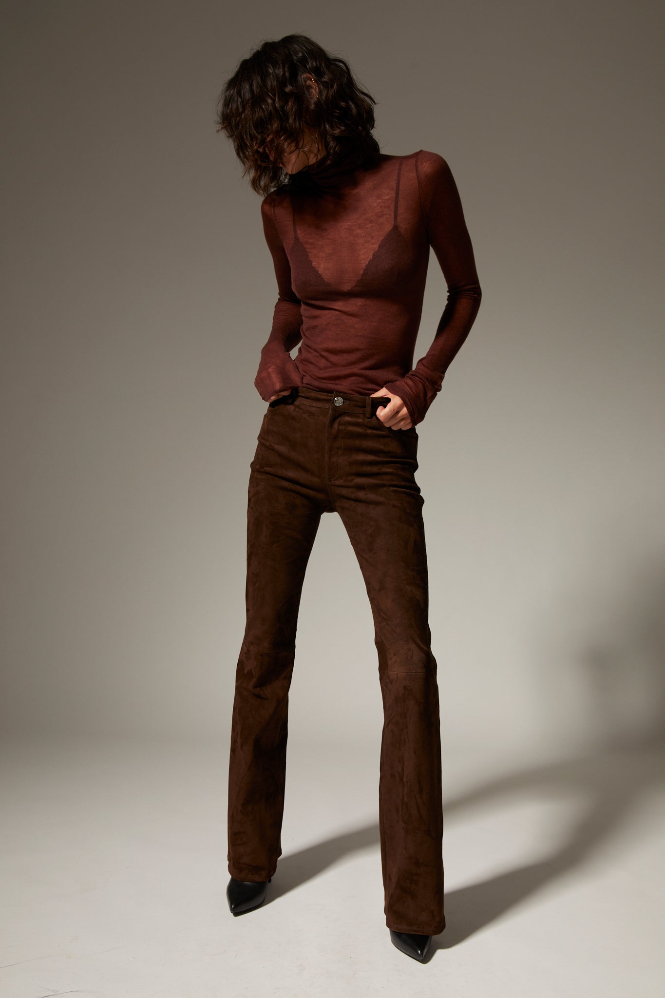 Americano Tissue Cashmere Mock Neck