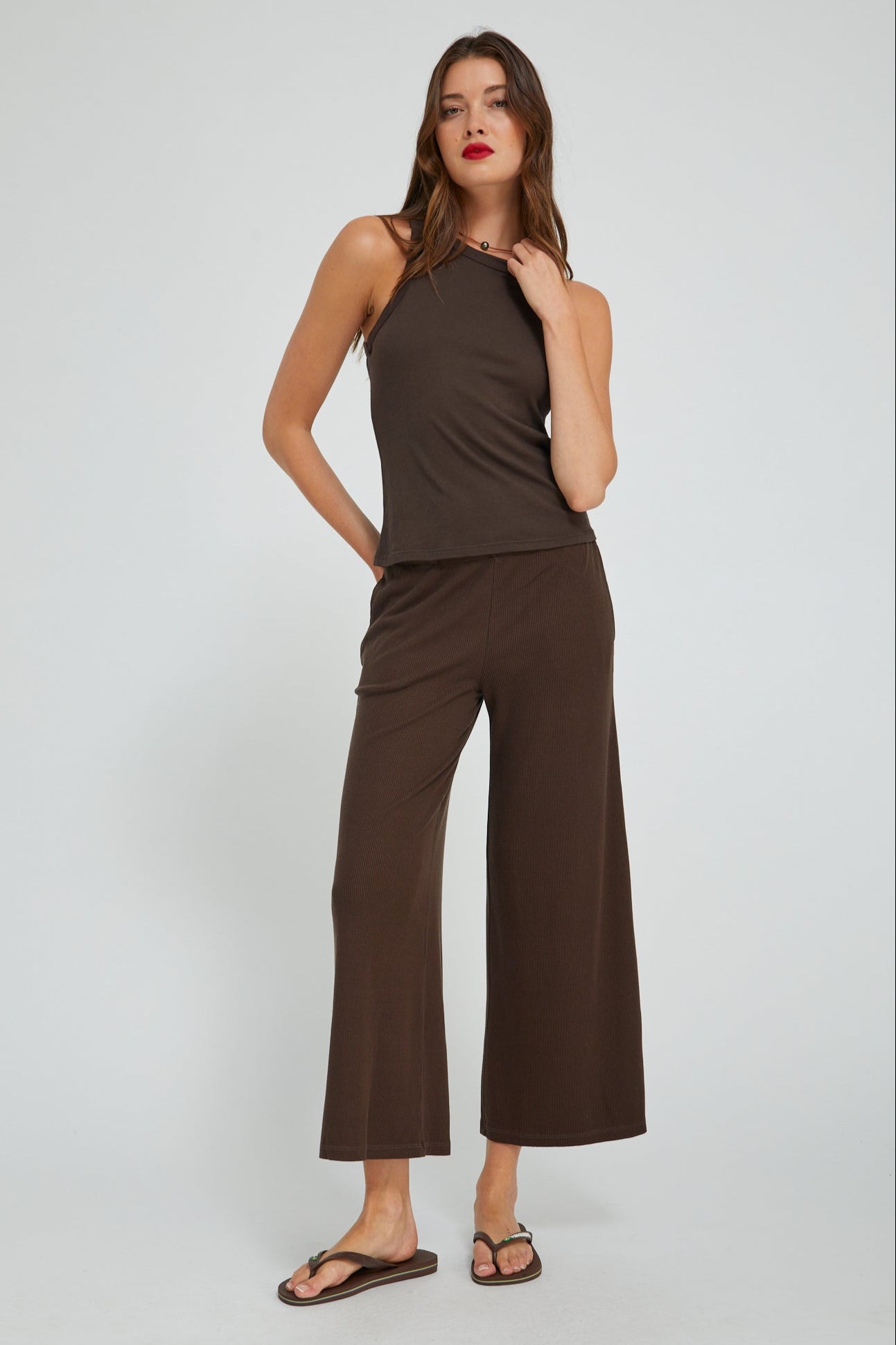 Chocolate Rib Culotte