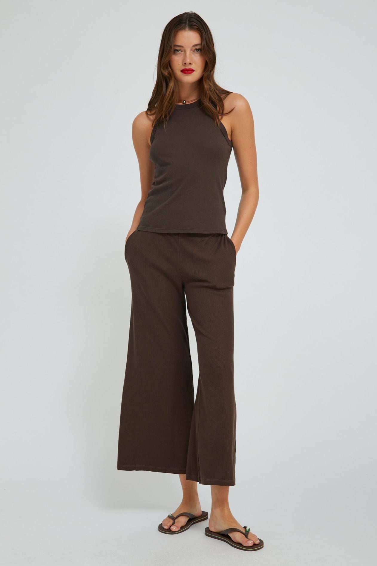 Chocolate Rib Culotte
