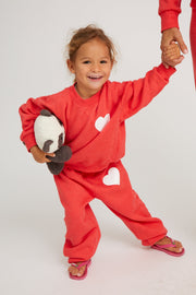 Kids Rouge Heart Sweatpants