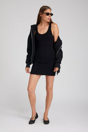 Black City Tank Mini Dress