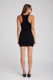 Black City Tank Mini Dress
