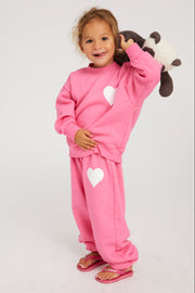 Kids Peony Heart Sweatpants