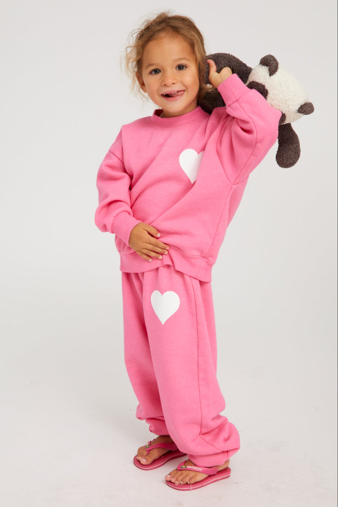 Kids Peony Heart Sweatpants
