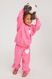 Kids Peony Heart Sweatpants