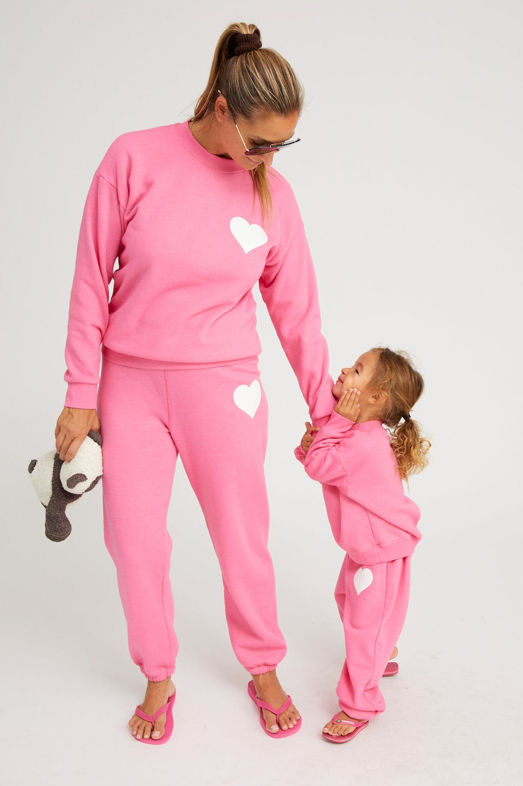 Kids Peony Heart Sweatpants
