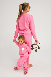 Kids Peony Heart Sweatshirt