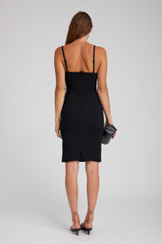 Crepe Bustier Dress