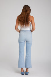 Francoise Crop Flare Denim Leggings