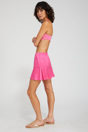 Mary Jane Silk Charmeuse Mini Skirt